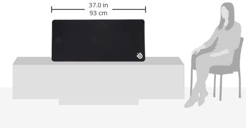 SteelSeries QcK Gaming Mouse Pad - Thick Cloth - Sized to Cover Desks XXL (Pack of 5)