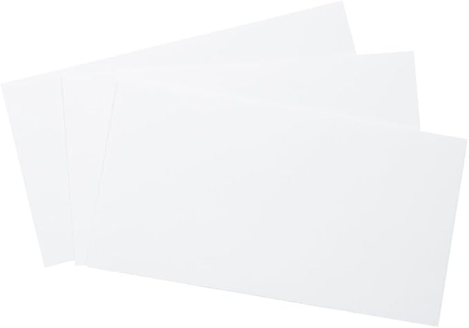 LUXPaper Photo Greeting Invitation Envelopes | 4 3/8" x 8 1/4" | Bright White | 70lb. Text | 1,000 Qty