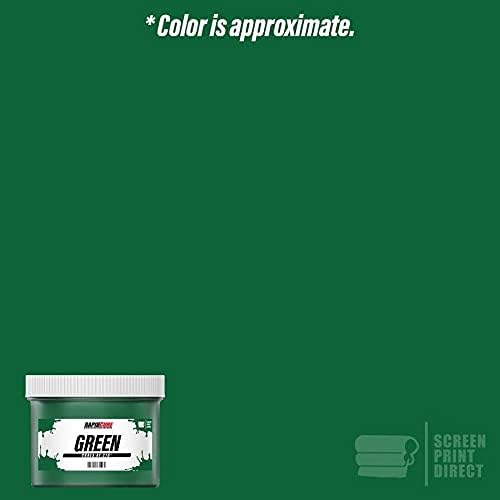 Rapid Cure® Screen Printing Ink Green (Quart - 32oz.) - Plastisol Ink for Screen Printing, Fast Curing Fabric Paint - Screen Print Direct®, USA Made