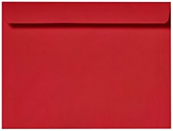 LUXPaper 6 x 9 Booklet Envelopes | Ruby Red | 80lb. Text | 250 Qty