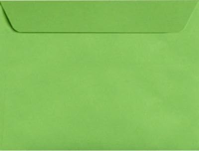 LUXPaper 6 x 9 Booklet Envelopes | Limelight Green | 80lb. Text | 250 Qty