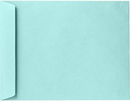 LUXPaper 9 x 12 Open End Envelopes | Peel & Press | Seafoam Blue | 80lb. Text | 50 Qty