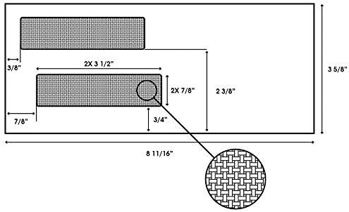 500#8 Self Seal Double Window Security Envelopes Designed for QuickBooks Checks - Computer Printed Checks - 3 5/8 X 8 11/16 (Not for Invoices)