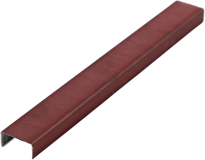 JAM PAPER Standard Size Colorful Staples - Maroon Burgundy - 5000/Box