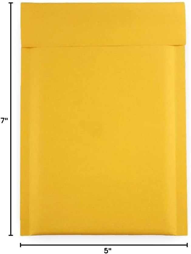 EcoSwift 10 Size #0000 4x6 Small Kraft Bubble Mailers Self Sealing Bulk Padded Shipping Supplies Packaging Materials Envelopes Bags 4 x 6 inches