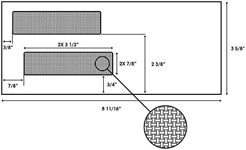 500 No. 8 Flip and Seal Double Window Security Check Envelopes - Designed for Quickbooks Printed Checks - Number 8 Size 3 5/8 Inch x 8 11/16 Inch