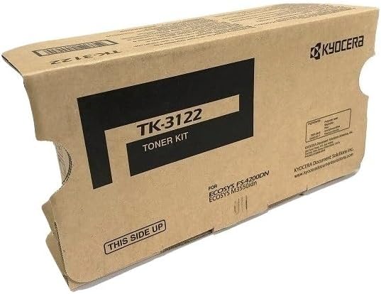 Kyocera Mita TK-3122 1T02L10US0 FS-4200 4300 M3550 3560 Toner Cartridge (Black) in Retail Packaging