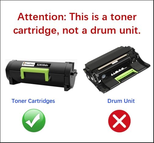 MasaiMara Compatible Black S2830 (Ggctw) High Yield Laser Toner Cartridge Replacement for Dell (8500 Page Yield) S2830 S2830dn 2830 dn 2830dn Smart Series Ink Printers