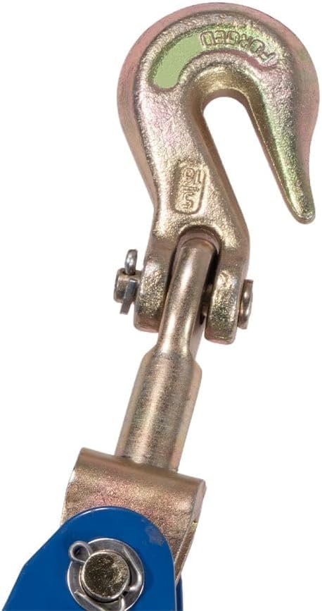 Mytee Products 8 Pack 5/16"-3/8" Easy Ratcheting Chain Binder with Up to 36" Chain Take-Up, 5,400 lbs WLL, Heavy-Duty Tie Down Ratchet Load Binder with Grab Hooks for Flatbed Trailers & Trucks