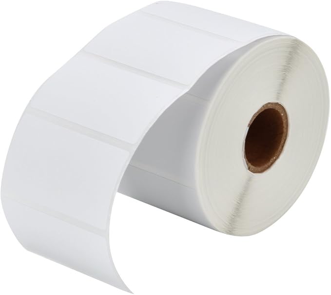 MFLABEL 24 Rolls of 1000 2-1/4 x 1-1/4 Inch Direct Thermal Perforated Shipping Labels,SKU Labels (24 Rolls)