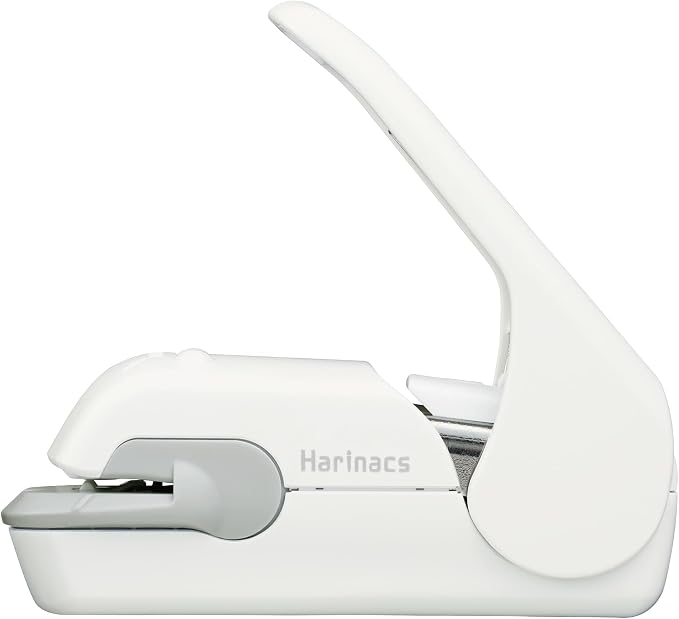 Kokuyo Stapleless Stapler, Harinacs Desktop & Handheld Staple-Free, Up to 5 Sheets No Staple Binding, Portable Compact Holeless Stapler, Pale White, Japan Import (SLN-MPH105PW)