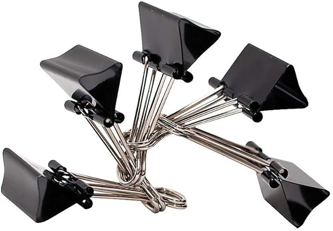 Office Depot Binder Clips By The Gross, Medium, 1 1/4in., Box Of 12 Clips, Pack Of 12 Boxes