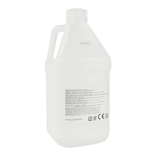 Amazon Basics 1/2 Gallon Clear & White Craft Glue Combo for Making Slime, Washable Home and School Art Crafts, Transparent/White, 64 fl oz