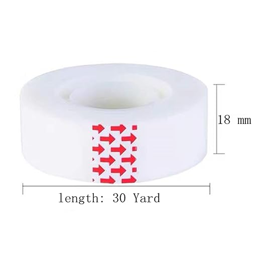 Invisible Clear Tape, 16 Rolls, Home Office Supplies, Back to School Supplies for College and Classrooms, Strong Adhesive, Photo-Safe, 0.75 in x 900 in, 1 in Core