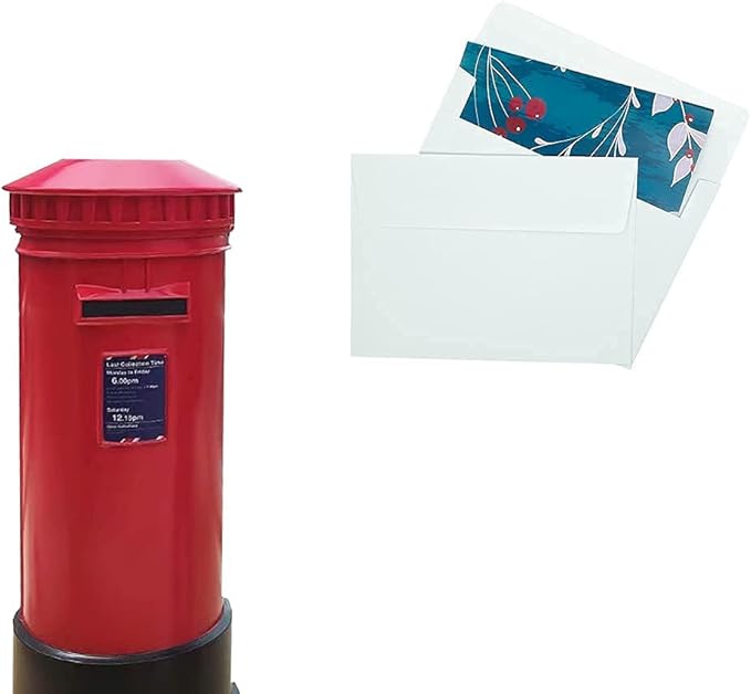 A7 Invitation envelopes (120 PCS 5.25x7.25 in) - windowless design 120GSM white paper envelopes with printable quick self-seal for invitations, greeting cards, photos, invoices