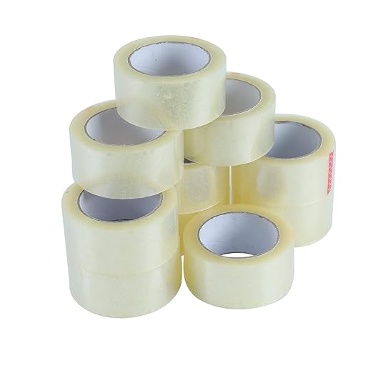 Heavy Duty Clear Packing Tape 110 Yards Per Roll (36 Rolls) - 2 Inch Width 1.6 Mil Thick, Strong Pressure-Sensitive Adhesive Packing Tape for Office Storage Moving Mailing Packaging and Shipping