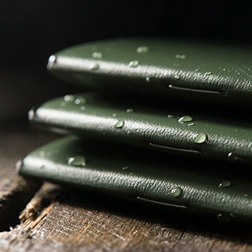 Rite in the Rain Weatherproof Mini Stapled Notebook, 3.25" x 4.625", Green Cover, Universal Pattern, 3 Pack (No. 971FX-M)
