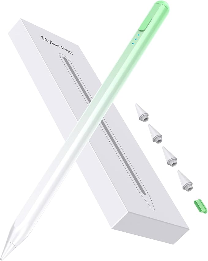 DEGGE Stylus Pen for iPad 2018-2026, 15Mins Fast Charge for Apple Pencil | Palm Rejection, Compatible with iPad A16 11/10/9/8/7/6, iPad Pro M5/M4/12.9"/11", iPad mini 7/6/5, iPad Air M3/M2/5/4/3