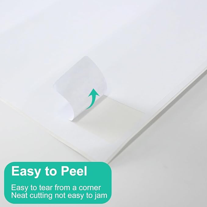 L LIKED 1" x 2-5/8" Address Labels 30 per Sheet 1500 Labels 50 Sheets | Printable, blank, compatible with laser & inkjet printers, self-adhesive, easy peel, for mailing, packages & FBA