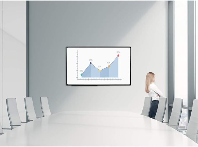 Magnetic Whiteboard/White Board, Dry Erase Board 48 x 24 Inch, Black Aluminum Frame Wall Mounted Board for Office Home and School
