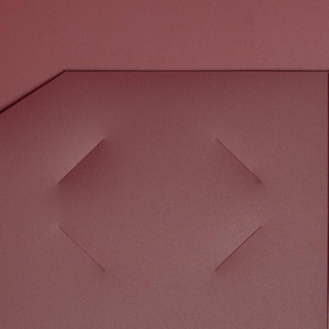 JAM PAPER Heavy Duty Plastic 2 Pocket Extra Tough School Folders - Burgundy - 6/Pack