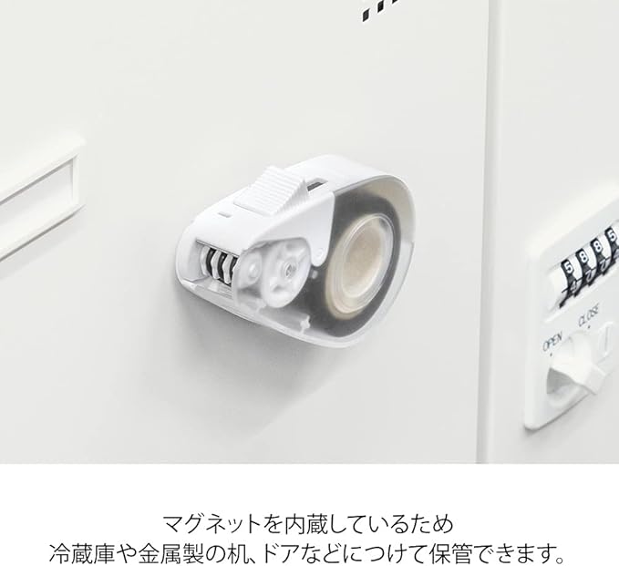 DESIGNPHIL 49098006 Midori Tape Cutter, Quick Tape Cutter, for Masking Tape, White A