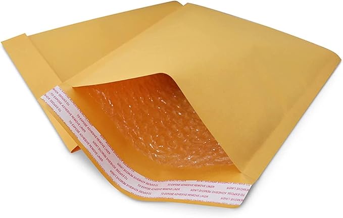250#0 6x10 Kraft Paper Padded Bubble Envelopes Mailers Shipping Case 6"x10"