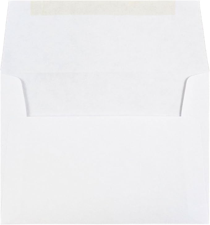 JAM PAPER A2 Invitation Envelopes - 4 3/8 x 5 3/4 - White - 50/Pack