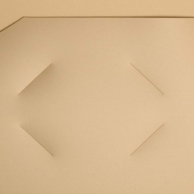 JAM PAPER Heavy Duty Plastic 2 Pocket Extra Tough School Folders - Gold - 6/Pack
