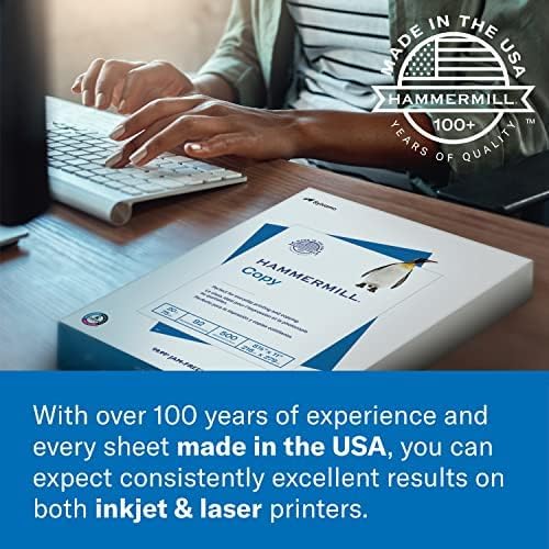 Hammermill Colored Paper, 20 lb Pink Printer Paper, 8.5 x 11-1 pallet, 40 cases (200,000 Sheets) - Made in the USA, Pastel Paper, 103382P