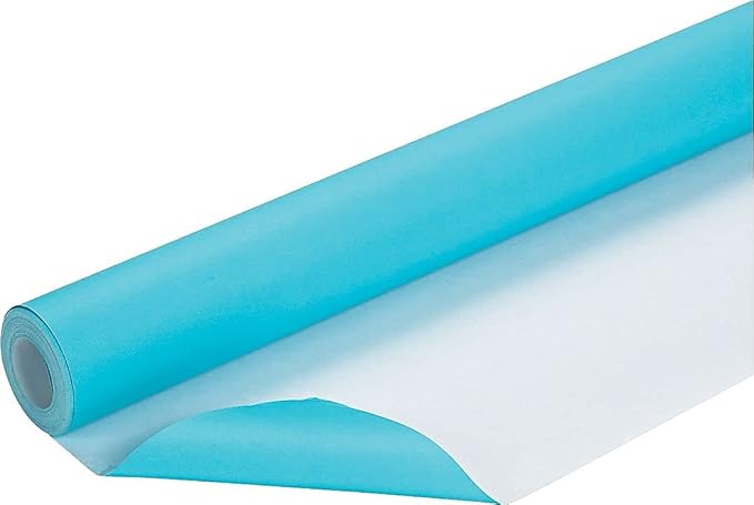 Fadeless Bulletin Board Paper, Fade-Resistant Paper for Classroom Decor, 48” x 50’, Azure, 1 Roll