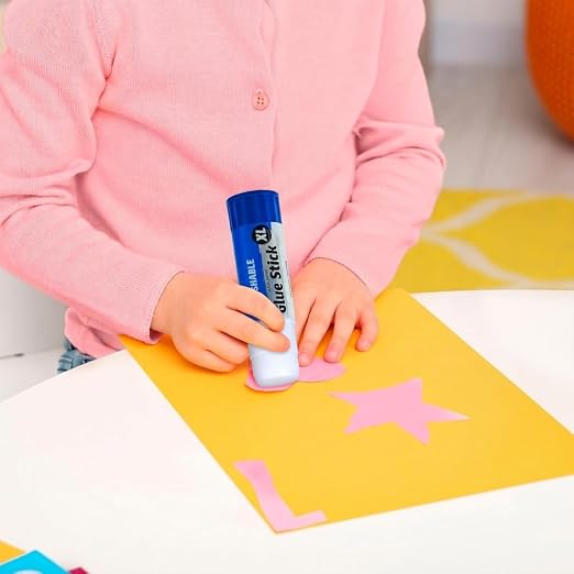 Darice Giant Glue Sticks, Large 115-gram/4.05oz Jumbo XL Glue Stick - Washable, Non-Toxic - Classroom School Supplies - 6 Pack