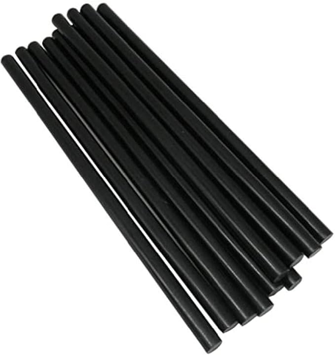 18 Pack Black Hot Glue Sticks,0.43 X 7.48 Inch Hot Glue Sticks for Crafting,Home Decoration And DIY Art Craft