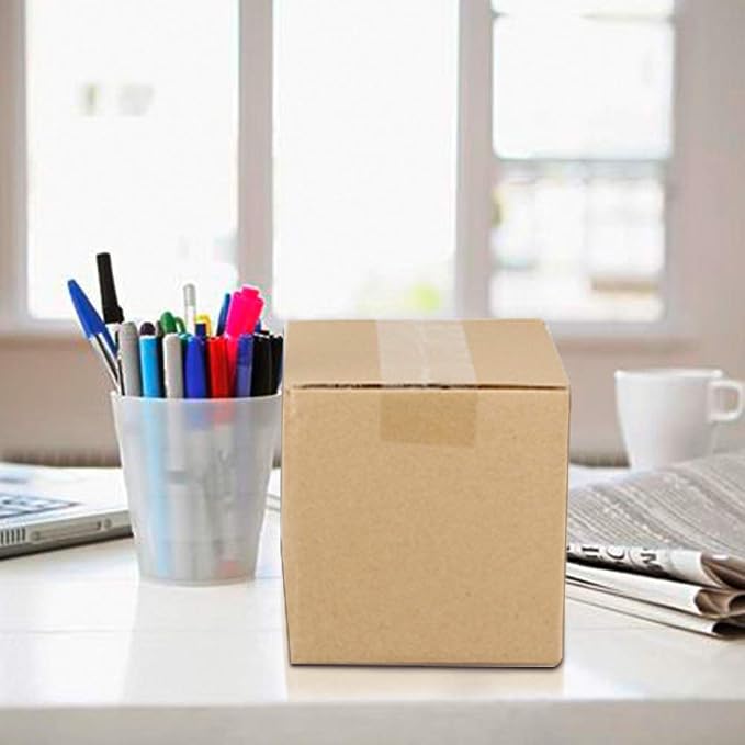 Edenseelake Cardboard Boxes 6 x 6 x 6 inches Small Shipping Boxes, 25 Pack