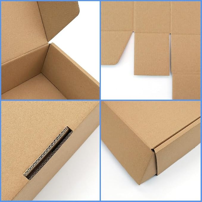 Laptop Shipping Box Great for Laptop Computer Shipping or Storage | Laptop Box with Protection Foam Secure Mailing Boxes Great for Laptop Shipping, Fits Most Size Up to 17.6 Inches (White)