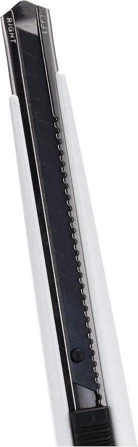 NT Cutter Ultra Sharp; Blade Utility Knife, Black And White (MNCR-A1)