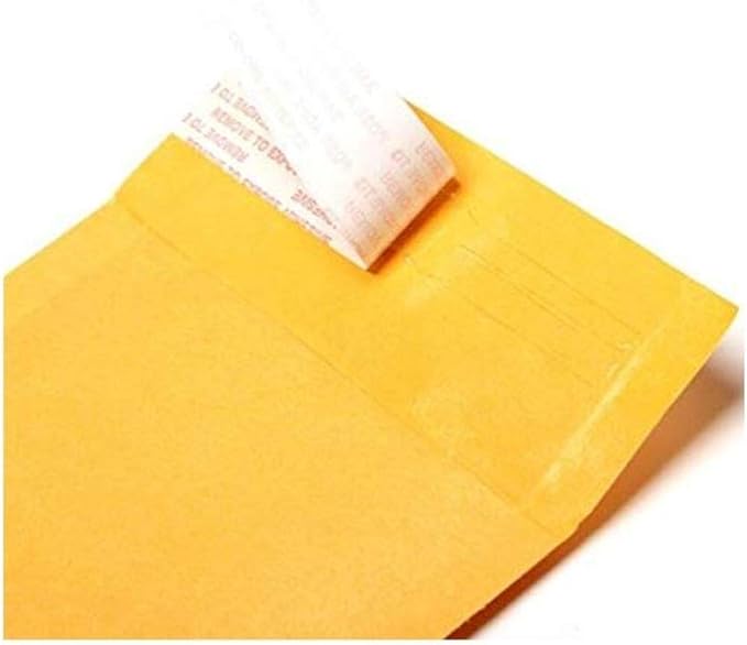 Secure Seal #00 5x10 Kraft Bubble Mailers Padded Shipping Envelopes (Pack of 1,000)