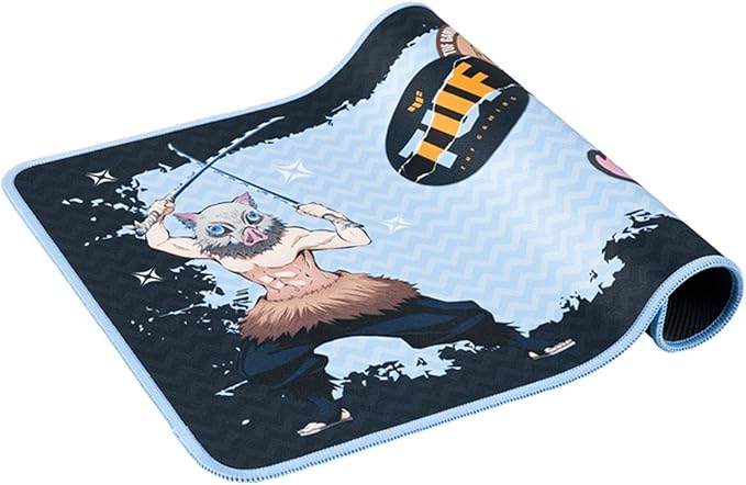 ASUS TUF Gaming P1 Portable Gaming Mouse pad (Nano-Coated, Water-Resistant Surface, Durable Anti-fray Stitching, and Non-Slip Rubber Base), Demon Slayer, NEZUKO