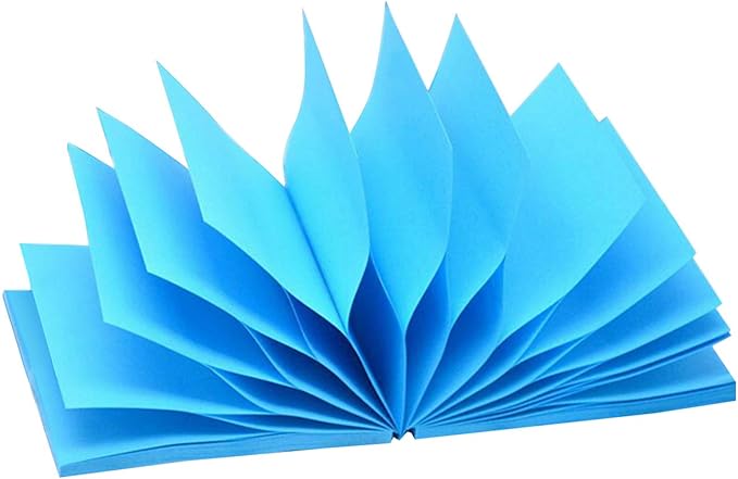 Early Buy Pop Up Sticky Notes, 3x3 in, 6 Pads, 100 Sheets/Pad, (Blue) | refillable design, repositionable adhesive, ideal for reminders and office organization
