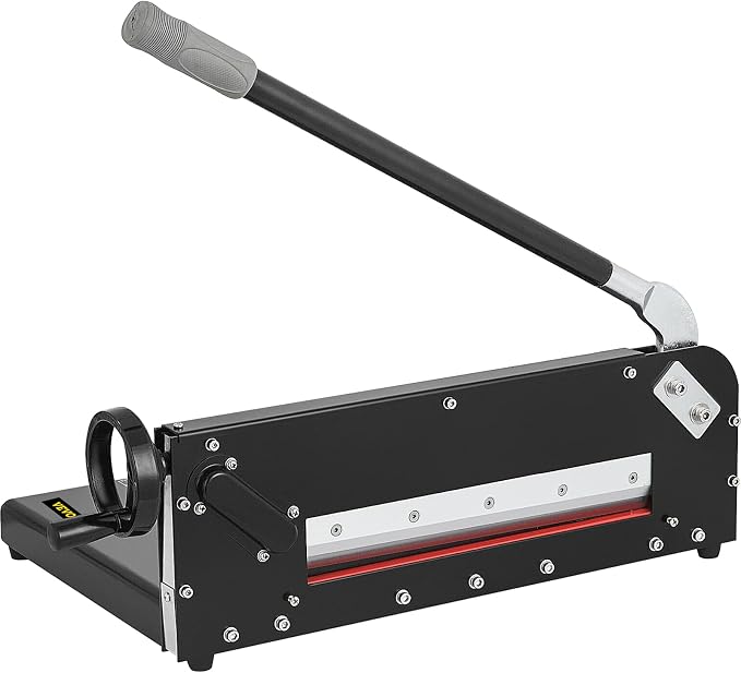 VEVOR Guillotine Paper Cutter 12",Heavy Duty Paper Cutter A4 400 Sheets, Paper Guillotine Cutting Width 30 cm,Paper Slicer Cutting Thickness Max 4 cm, Paper Slicer for Cutting Paper, PVC etc