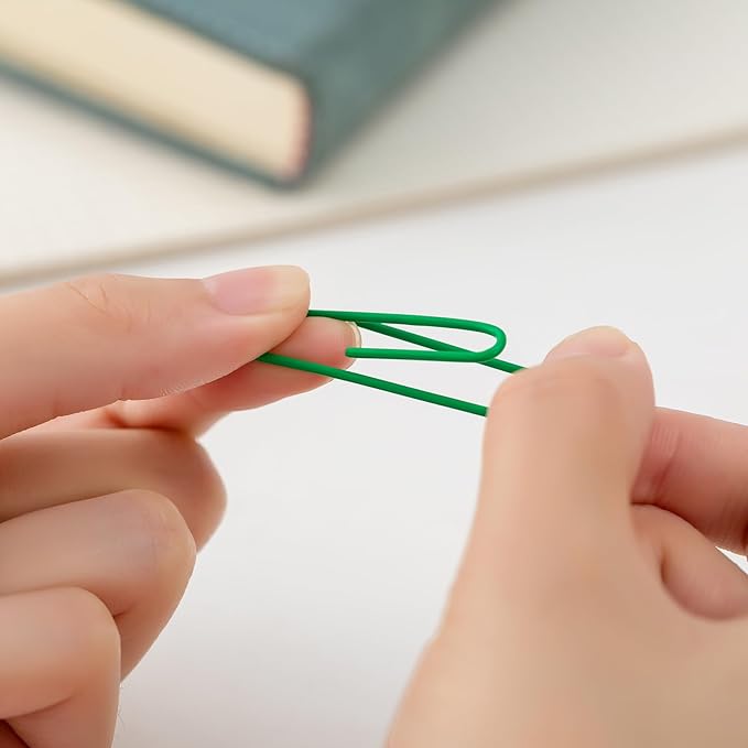 Paper Clips Colorful, 300PCS Jumbo 2 inch, Durable and Rustproof, Large Great for Office School Organizing (Multicolored, 2 inch)