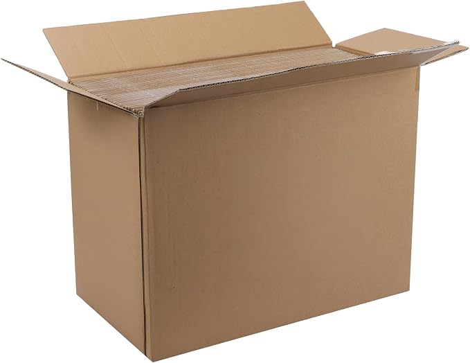 HORLIMER 40 Pack 8x8x4 Shipping Boxes, White Corrugated Cardboard Box for Mailing, Packaging, Small Business