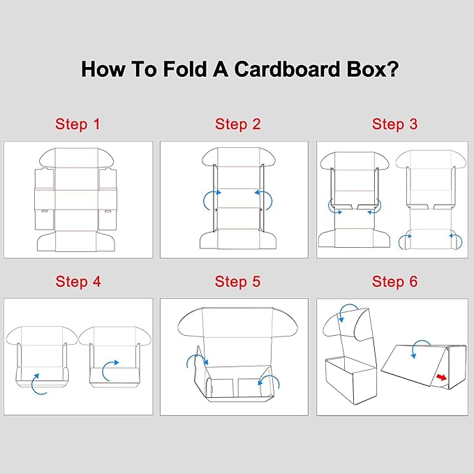 RLAVBL 50 Pack 4.6x2.2x2.2 Inches Small Shipping Boxes White Corrugated Cardboard Box for Small Business, Shipping, and Packing