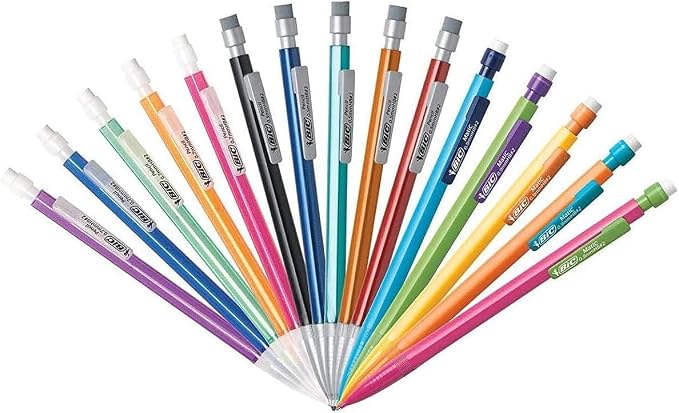 BIC Mechanical Pencils #2 XtraSmooth, 0.7mm Medium Point, Pack of 80 | Various Color Bright Edition Barrels, Bulk School Supplies for Teachers and Classrooms, 80-Count Pack