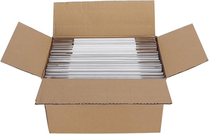 20 Pack 12x9x4 Shipping Boxes, White Corrugated Cardboard Packaging Box for Small Business