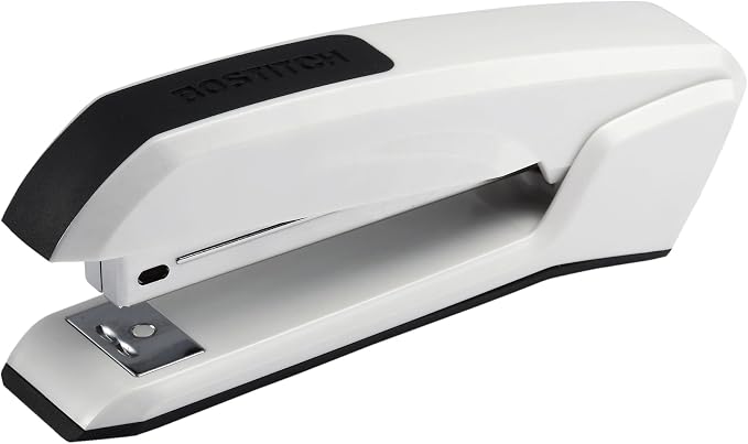 Bostitch Office Ascend 3 in 1 Stapler Integrated Remover & Staple Storage, 420 Staples Included, 20 Sheet Capacity, Lightweight, White (B210-WHT), Full Size