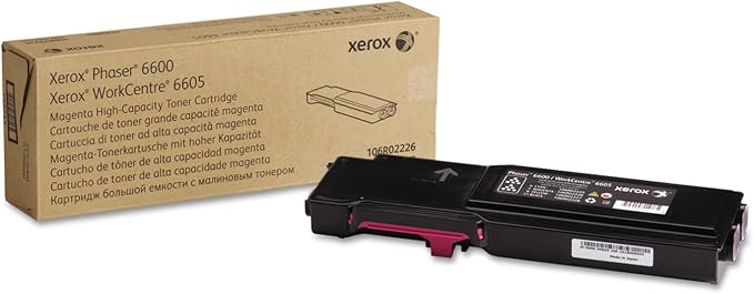 Xerox Phaser 6600/ WorkCentre 6605 Magenta High Capacity Toner Cartridge (6,000 Pages) - 106R02226