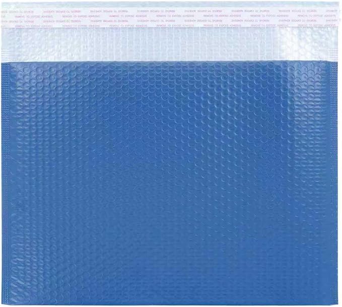 Navy Blue Bubble Mailers 13x10+2.36 Inch, 40 Per Box | Padded Envelopes, Shipping Envelopes
