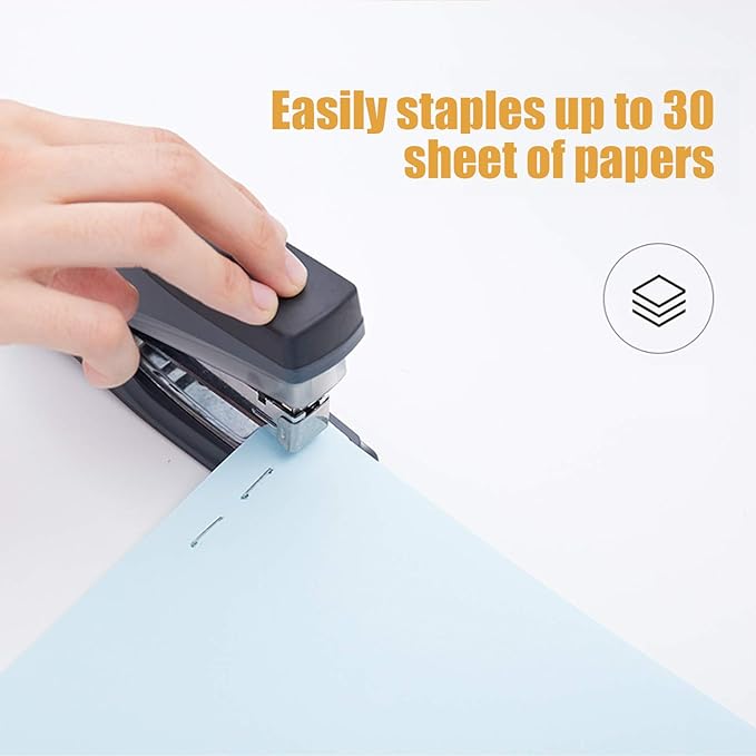 Leven 10,000 Staples, Standard 1/4 Inch Length, 24/6 | Fits 25, 40 and 60 Sheet Capacity Staplers, Jam Free Sharp Chisel Point, 10 Boxes of 1,000 Staples, Fits Standard Staplers