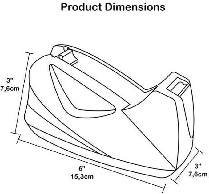 Acrimet Premium Desktop Tape Dispenser, Plastic, Non-Skid Base (Heavy Duty) (Pink Color)